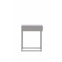 Sidobord Bakal, 43 × 41 cm, Light Grey