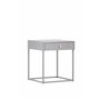Sidobord Bakal, 43 × 41 cm, Light Grey