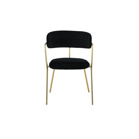 Matstol Arrow, Svart/Guld
