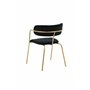Matstol Arrow, Svart/Guld