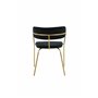 Matstol Arrow, Svart/Guld