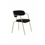 Matstol Arrow, Svart/Guld