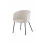 Matstol Berit, Beige/Svart