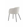 Matstol Berit, Beige/Svart