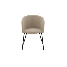 Matstol Berit, Beige/Svart