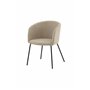 Matstol Berit, Beige/Svart