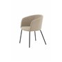 Matstol Berit, Beige/Svart