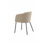 Matstol Berit, Beige/Svart