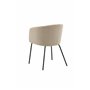 Matstol Berit, Beige/Svart