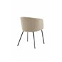 Matstol Berit, Beige/Svart