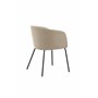 Matstol Berit, Beige/Svart