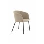 Matstol Berit, Beige/Svart