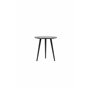 Runt sidobord Askim, Ø48 cm, Svart