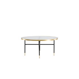 Runt soffbord Bubbles, Ø98 cm, Gold