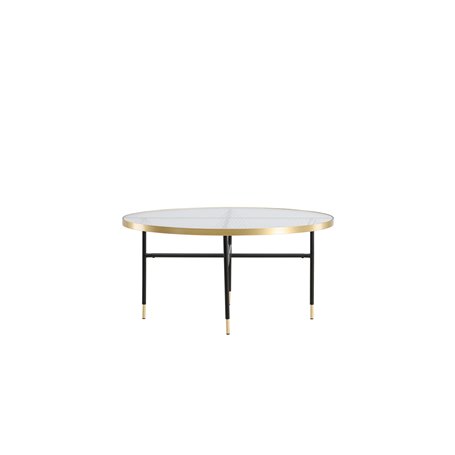 Runt soffbord Bubbles, Ø98 cm, Gold