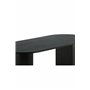 Ovalt matbord Bianca, 200 × 90 cm, Svart
