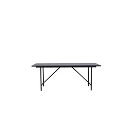 Matbord Astrid, 200 × 90 cm, Svart