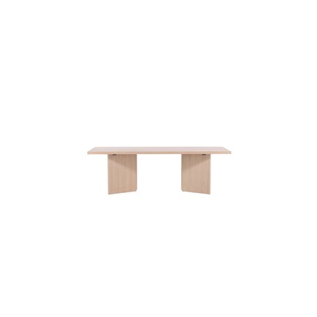 Matbord Bassholmen, 240 × 100 cm, Vitlaserad