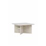 Soffbord Ålesund Sidobord, 75 × 75 cm, Beige