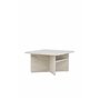 Soffbord Ålesund Sidobord, 75 × 75 cm, Beige