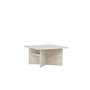 Soffbord Ålesund Sidobord, 75 × 75 cm, Beige