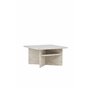 Soffbord Ålesund Sidobord, 75 × 75 cm, Beige