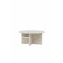 Runt soffbord Ålesund Sidobord, Ø85 cm, Beige