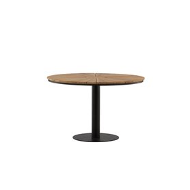 Runt matbord Croft, Ø120 cm, Svart