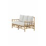 3-sitssoffa Cane 3-Sits, Natur