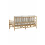 3-sitssoffa Cane 3-Sits, Natur