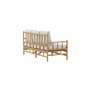 3-sitssoffa Cane 3-Sits, Natur