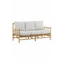 3-sitssoffa Cane 3-Sits, Natur