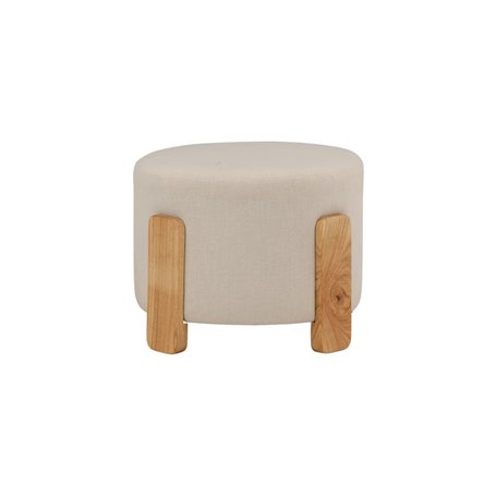 Fåtölj Coffey Ottoman, Vit