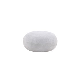 Fåtölj Bologna Puff, 74 × 74 cm, Light Grey