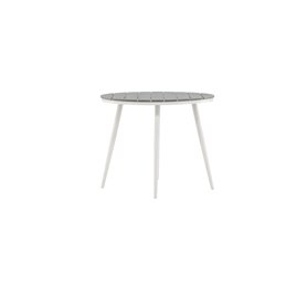 Runt matbord Break, Ø90 cm, Grå