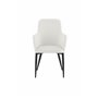 Matstol Comfort, Vit/Svart