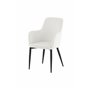 Matstol Comfort, Vit/Svart