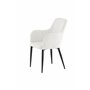 Matstol Comfort, Vit/Svart