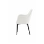 Matstol Comfort, Vit/Svart