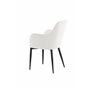 Matstol Comfort, Vit/Svart