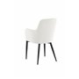 Matstol Comfort, Vit/Svart
