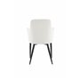 Matstol Comfort, Vit/Svart