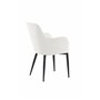 Matstol Comfort, Vit/Svart