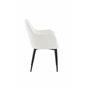 Matstol Comfort, Vit/Svart