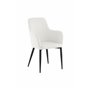 Matstol Comfort, Vit/Svart