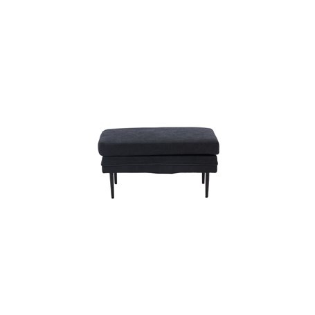 Fåtölj Boom Ottoman, 90 × 70 cm, Svart