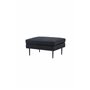 Fåtölj Boom Ottoman, 90 × 70 cm, Svart