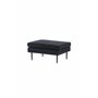 Fåtölj Boom Ottoman, 90 × 70 cm, Svart