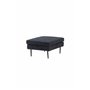 Fåtölj Boom Ottoman, 90 × 70 cm, Svart