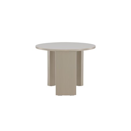 Runt soffbord Bristol, Ø60 cm, Beige